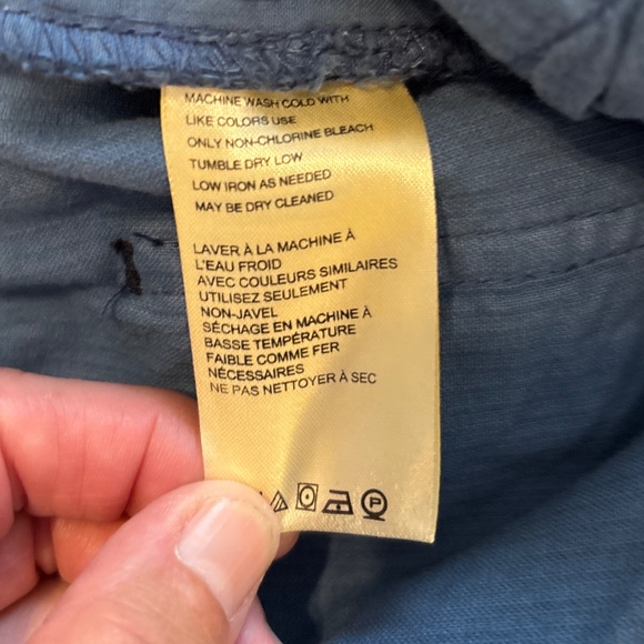 Free People/We the Free Modern Love Slouchy Corduroy Pants in Blue Size M. NWT - Picture 7 of 8